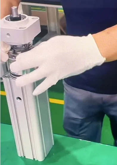 直线模组产品现场拍摄