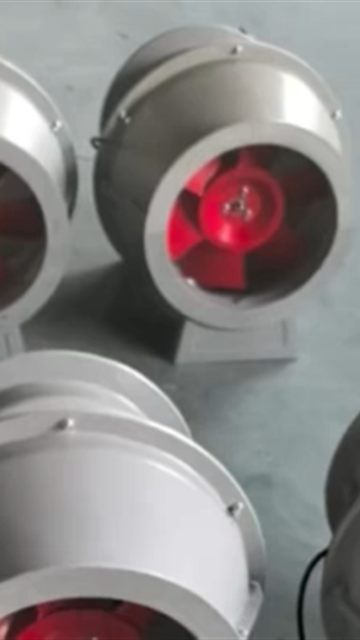 工业风机生产与工艺视频画面